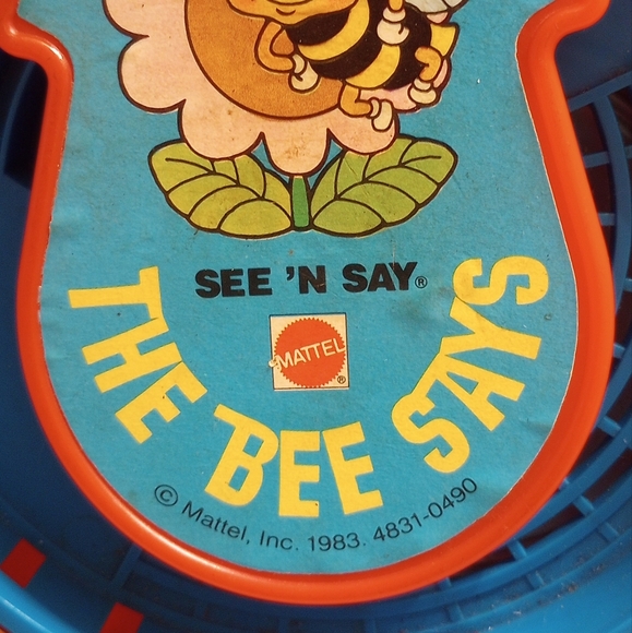 Mattel The Bee Says See and Say Vintage 1983 Children's Toy - Picture 4 of 5